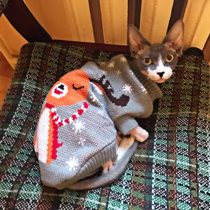 Warm Cartoon Dog Sweater